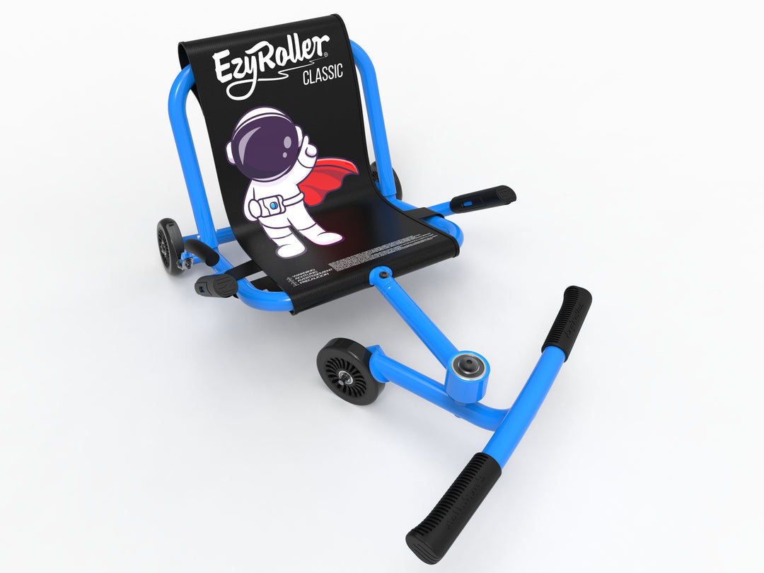 Classic/Drifter Seat with Caped Astronaut artwork