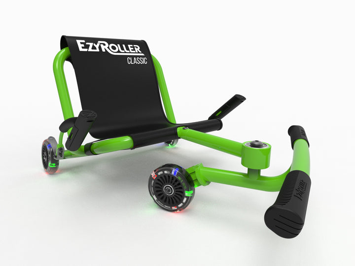 EzyRoller Classic Lime Green avec roues LED - Édition limitée