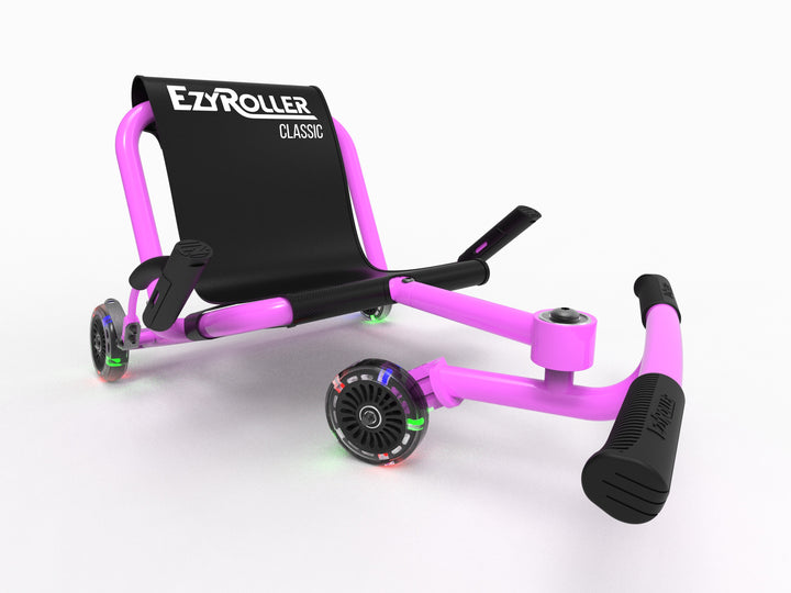 EzyRoller Classic Princess Pink avec roues LED - Edition Limitée