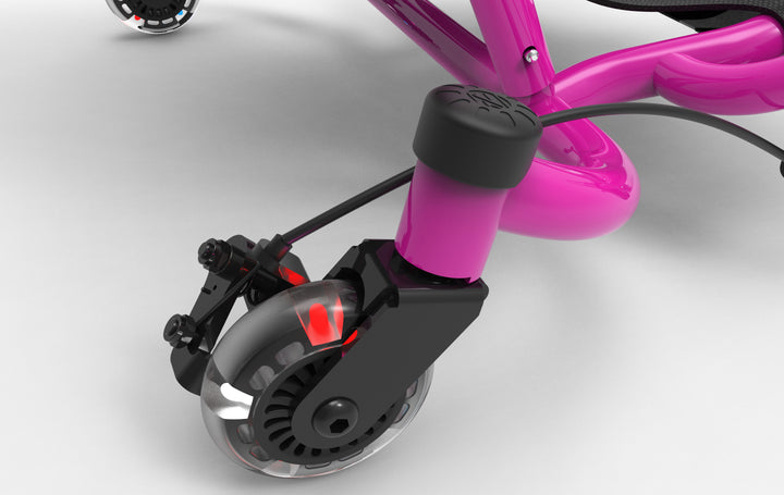 EzyRoller Spinner Pink with LED Wheels