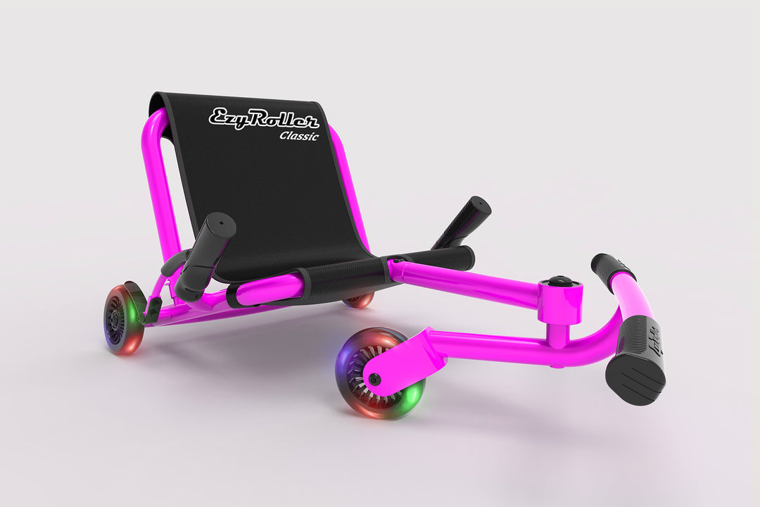 EzyRoller Classic Princess Pink avec roues LED - Edition Limitée