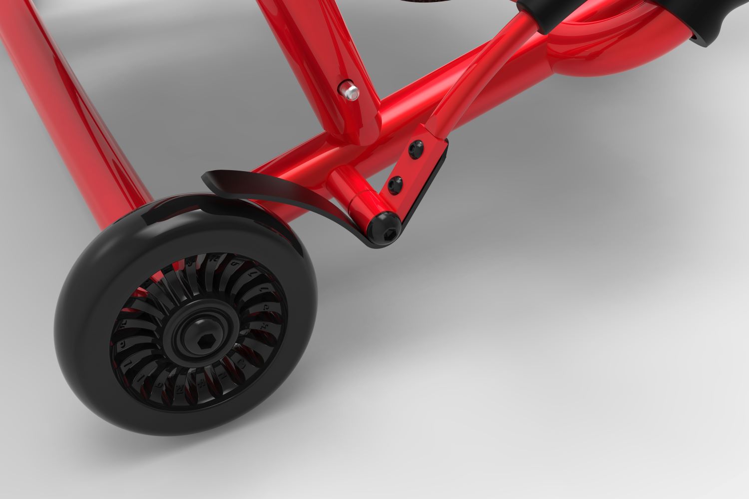 Ezyroller with Red Steel Frame from MindWare