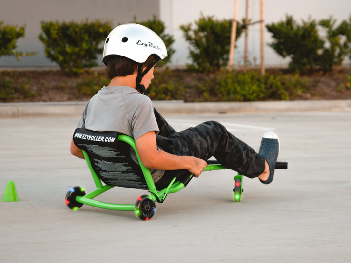 EzyRoller Classic Lime Green avec roues LED - Édition limitée