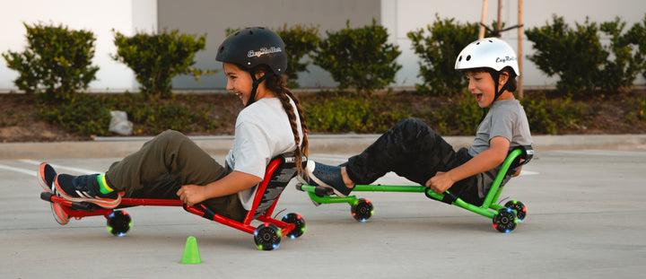 EzyRoller Classic Lime Green avec roues LED - Édition limitée